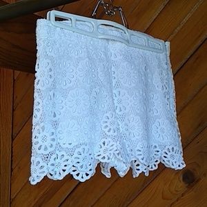 White Shorts Size XS
